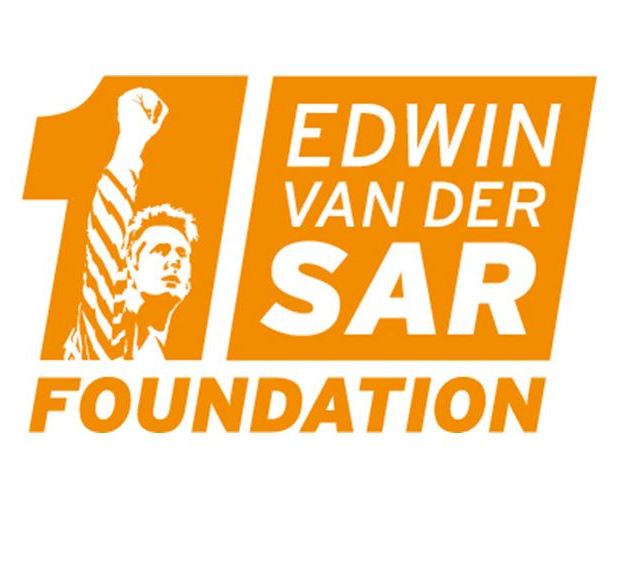 Logo van de Edwin van der Sar foundation